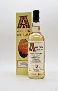 Titelseite 42 Aberdeen Distillers - 10 Jahre Dufftown Cask Ref 100 Speyside Single Malt Scotch Whisky