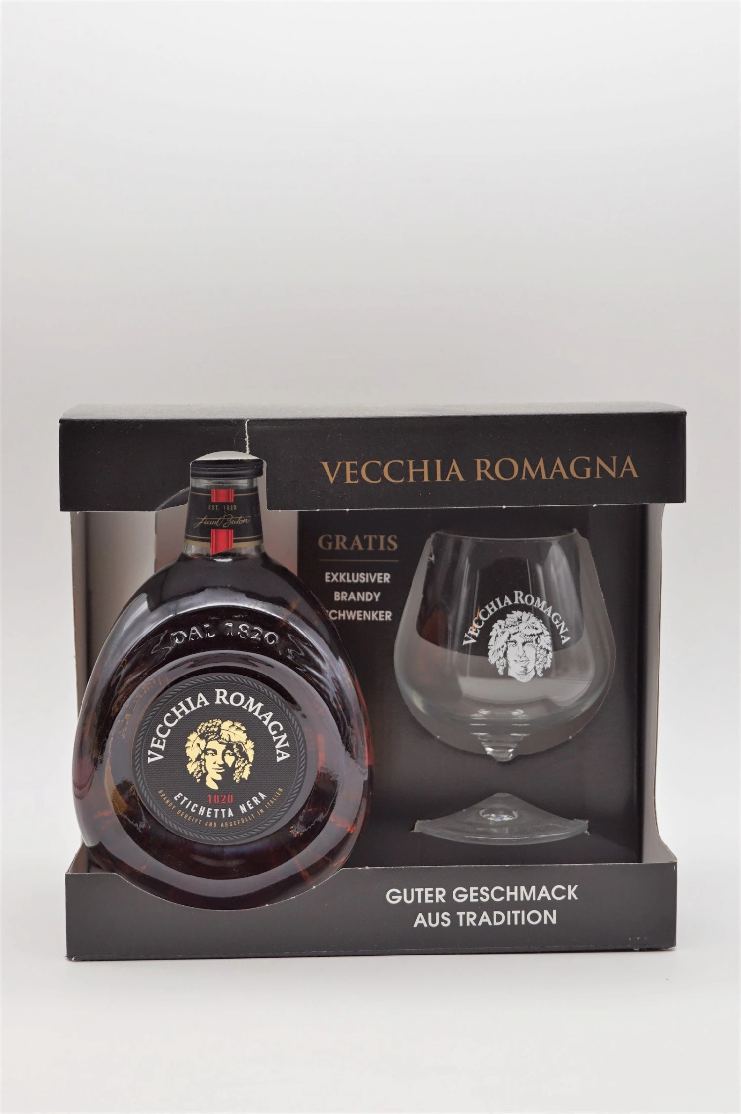 Vecchia Romagna - Brandy Etichetta Nera Inkl. Glas 3 Vecchia Romagna - Brandy Etichetta Nera Inkl. Glas