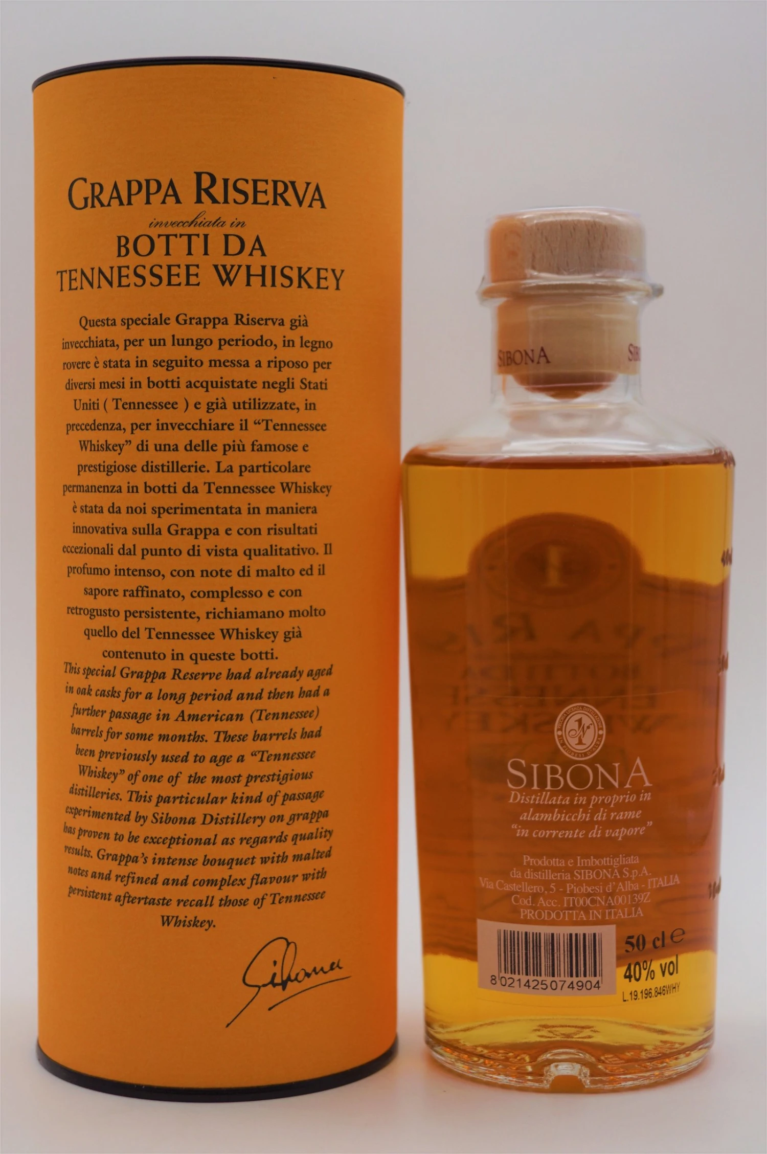 Sibona - Grappa Riserva Tennessee Whiskey Wood Finish 4 Sibona - Grappa Riserva Tennessee Whiskey Wood Finish – Bild 2