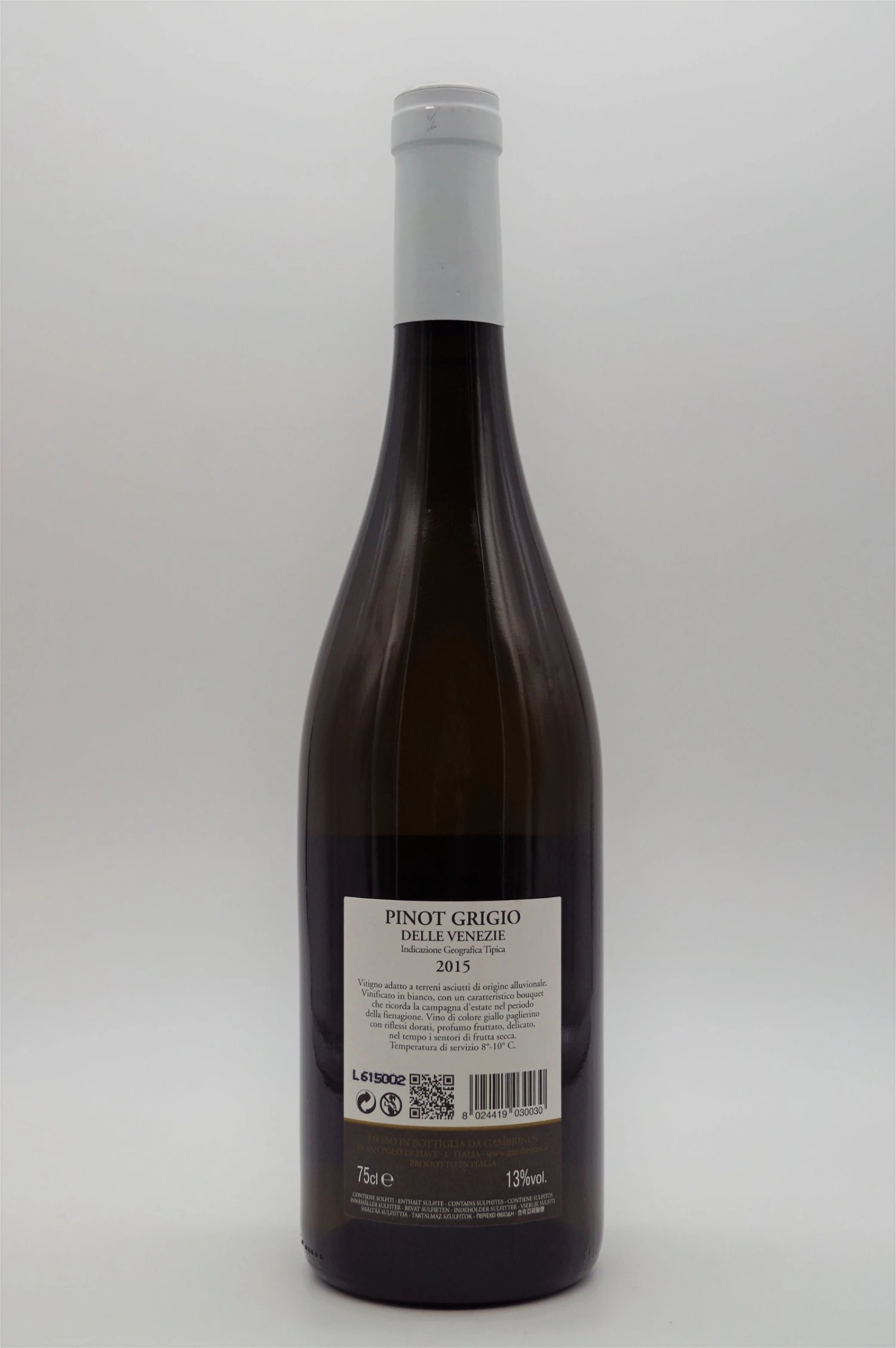 Gambrinus - Pinot Grigio 2015 4 Gambrinus - Pinot Grigio 2015 – Bild 2