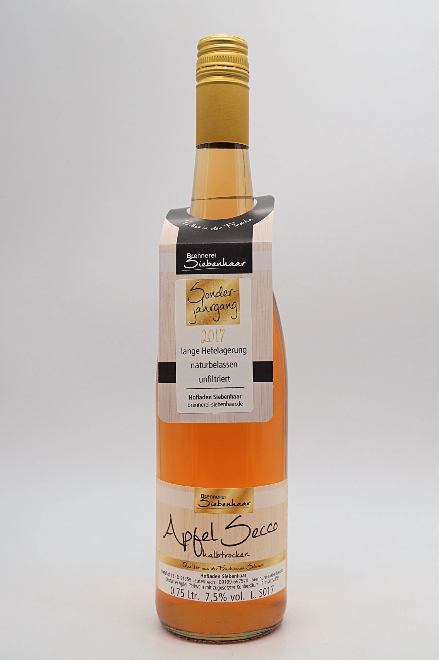 Brennerei Siebenhaar - Apfel Secco Halbtrocken 3 Brennerei Siebenhaar - Apfel Secco Halbtrocken