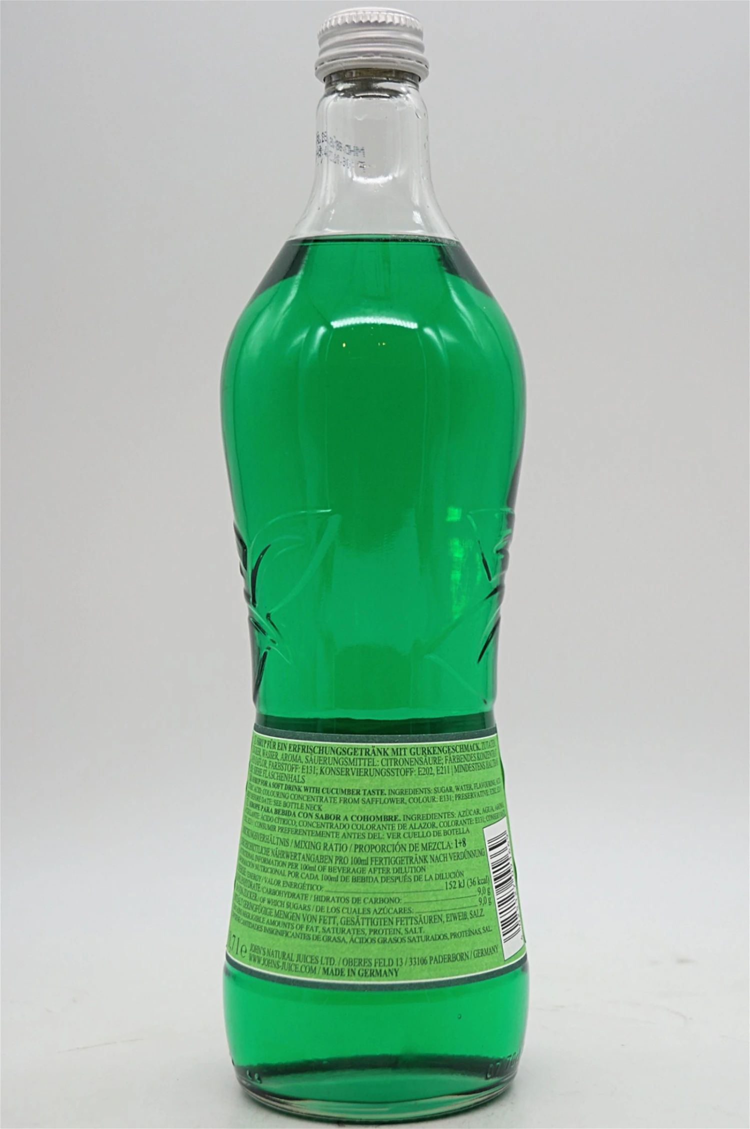 Johns - Gurke Sirup 4 Johns - Gurke Sirup – Bild 2