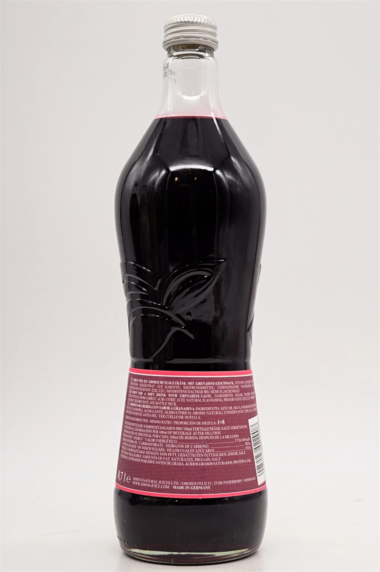 Johns - Grenadine Sirup 4 Johns - Grenadine Sirup – Bild 2