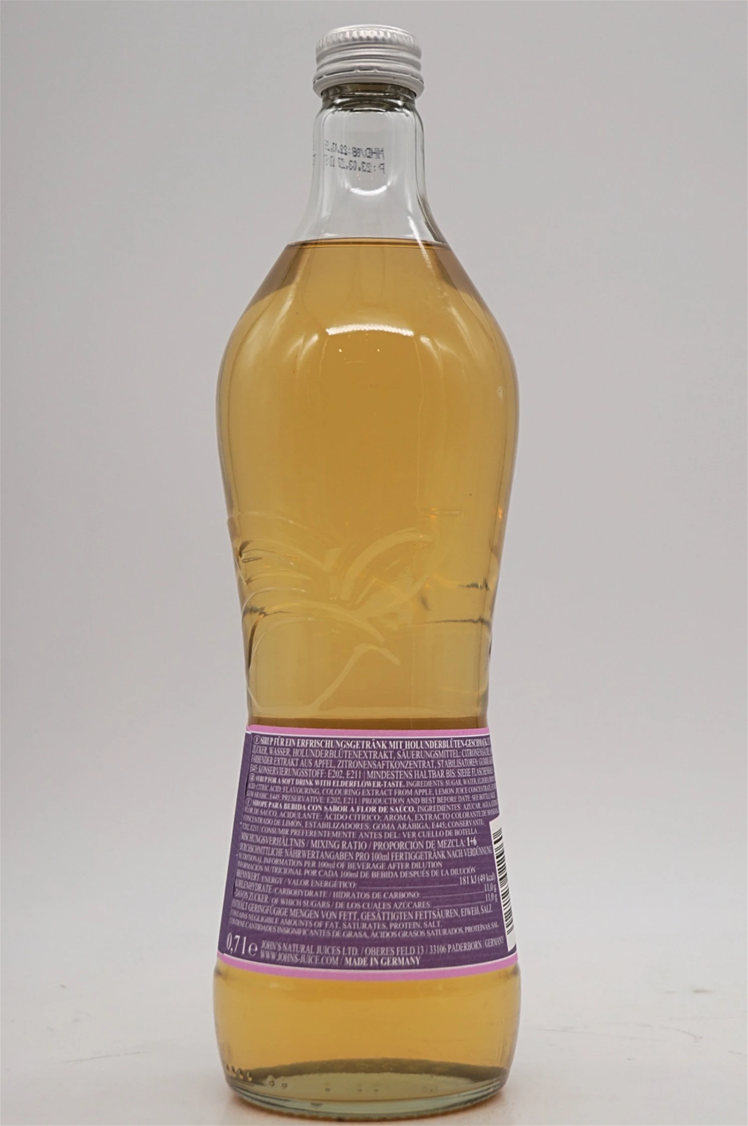 Johns - Holunderblüte Sirup 4 Johns - Holunderblüte Sirup – Bild 2