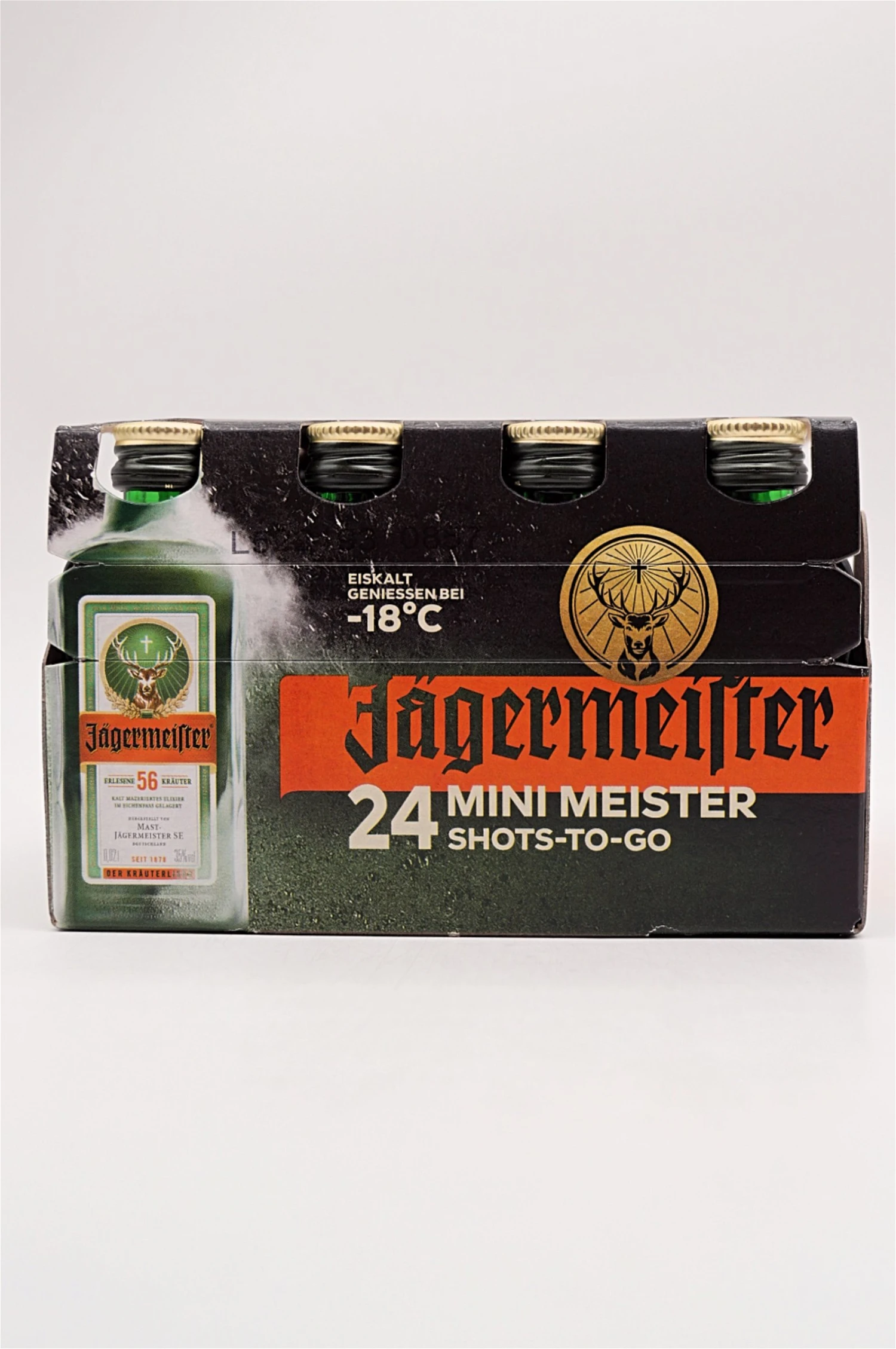 Jägermeister - Kräuterlikör 24er-Pack 0,02 Liter 4 Jägermeister - Kräuterlikör 24er-Pack 0,02 Liter – Bild 2