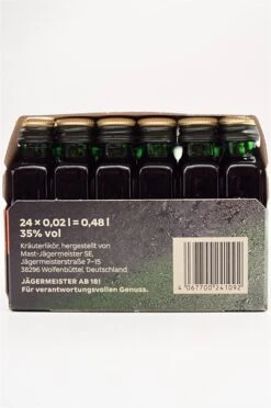 Jägermeister - Kräuterlikör 24er-Pack 0,02 Liter 9 Jägermeister - Kräuterlikör 24er-Pack 0,02 Liter -Der Schnapsstodl Verkäufe dsc08816