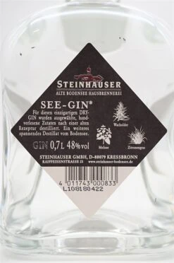 Steinhauser - See Gin Blue London Dry Gin In Geschenkbox 12 Steinhauser - See Gin Blue London Dry Gin In Geschenkbox -Der Schnapsstodl Verkäufe dsc09144