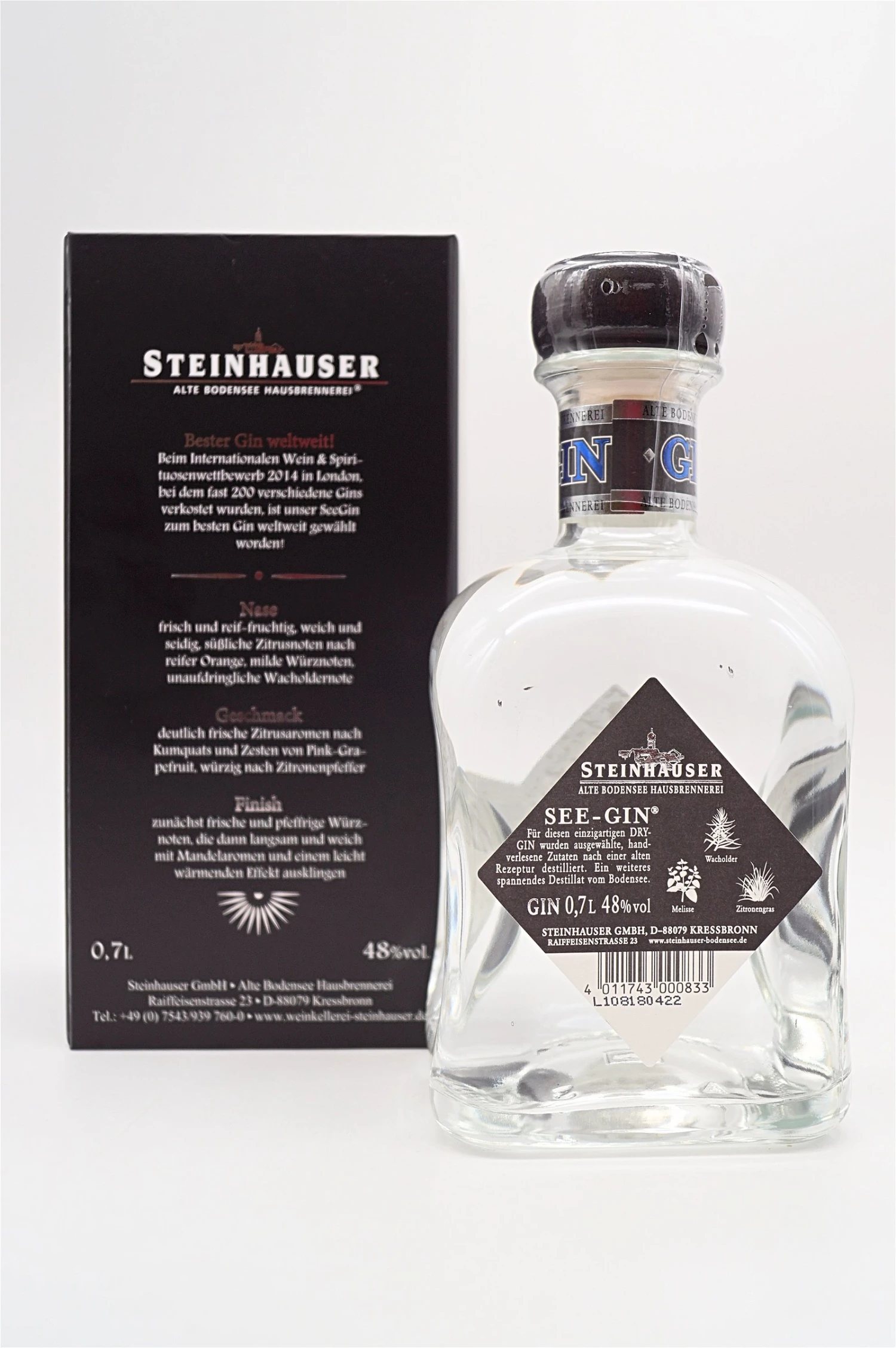 Steinhauser - See Gin Blue London Dry Gin In Geschenkbox 4 Steinhauser - See Gin Blue London Dry Gin In Geschenkbox – Bild 2