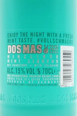 Dos Mas - Fresh Mint Kiss Shot 10 Dos Mas - Fresh Mint Kiss Shot -Der Schnapsstodl Verkäufe dsc09229