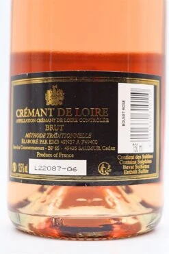 Bouvet - Cremant De Loire Brut Rose -Der Schnapsstodl Verkäufe dsc09252