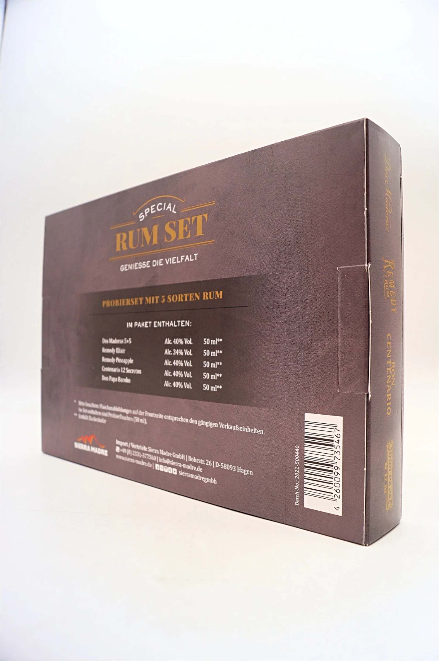 Sierra Madre - Premium Rum Set (5 X 50 Ml) 4 Sierra Madre - Premium Rum Set (5 X 50 Ml) – Bild 2
