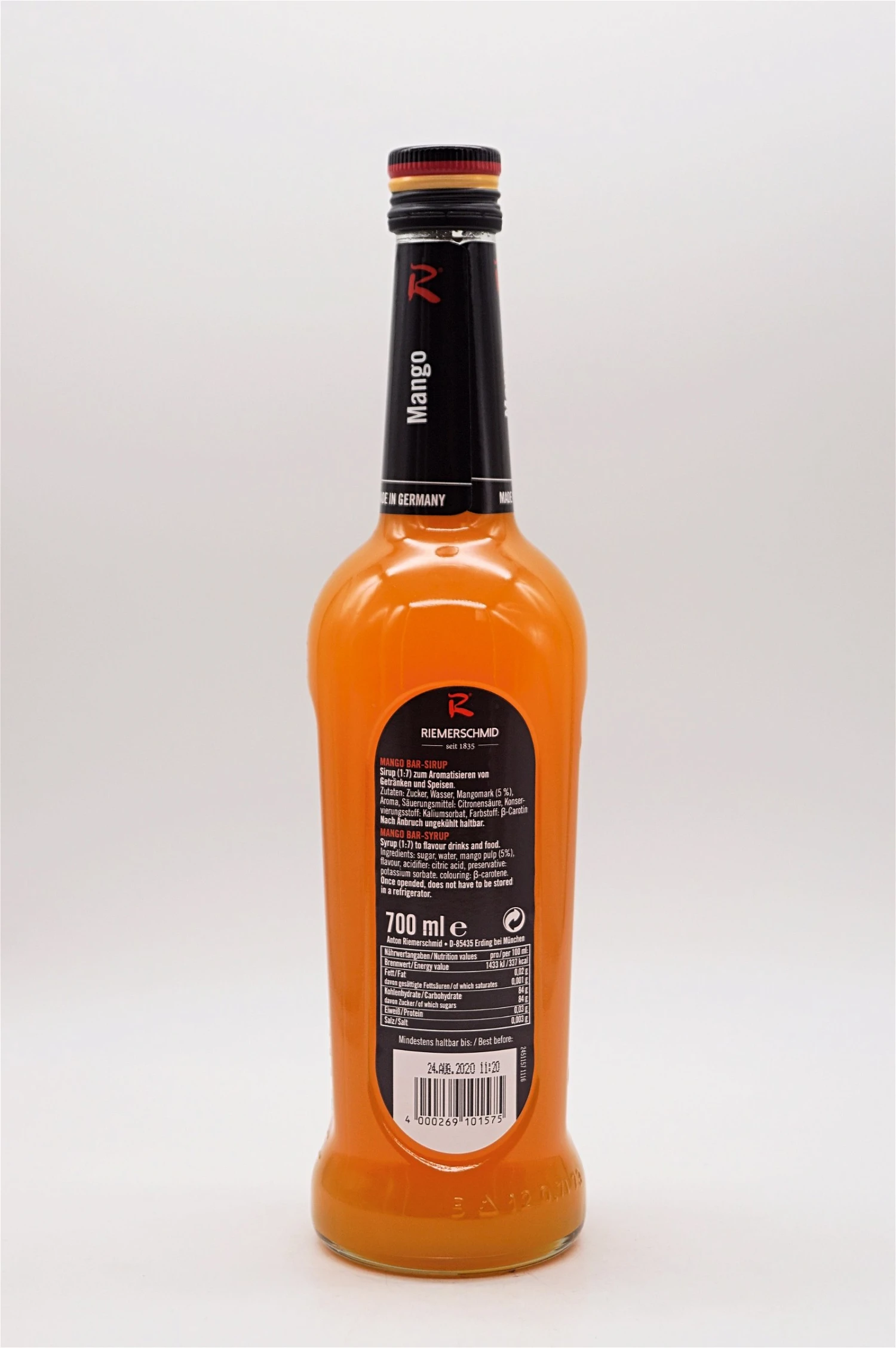 Riemerschmid - Mango Sirup 4 Riemerschmid - Mango Sirup – Bild 2