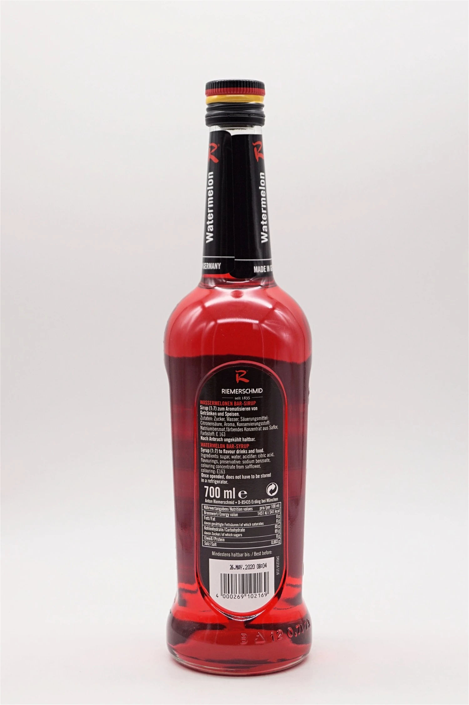 Riemerschmid - Wassermelonen Sirup 4 Riemerschmid - Wassermelonen Sirup – Bild 2