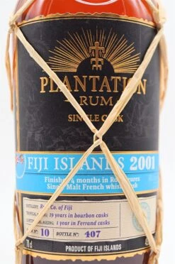Plantation Rum - Fiji Islands 2001 Rozelieures Single Malt French Whisky Cask Finish -Der Schnapsstodl Verkäufe dsc09491