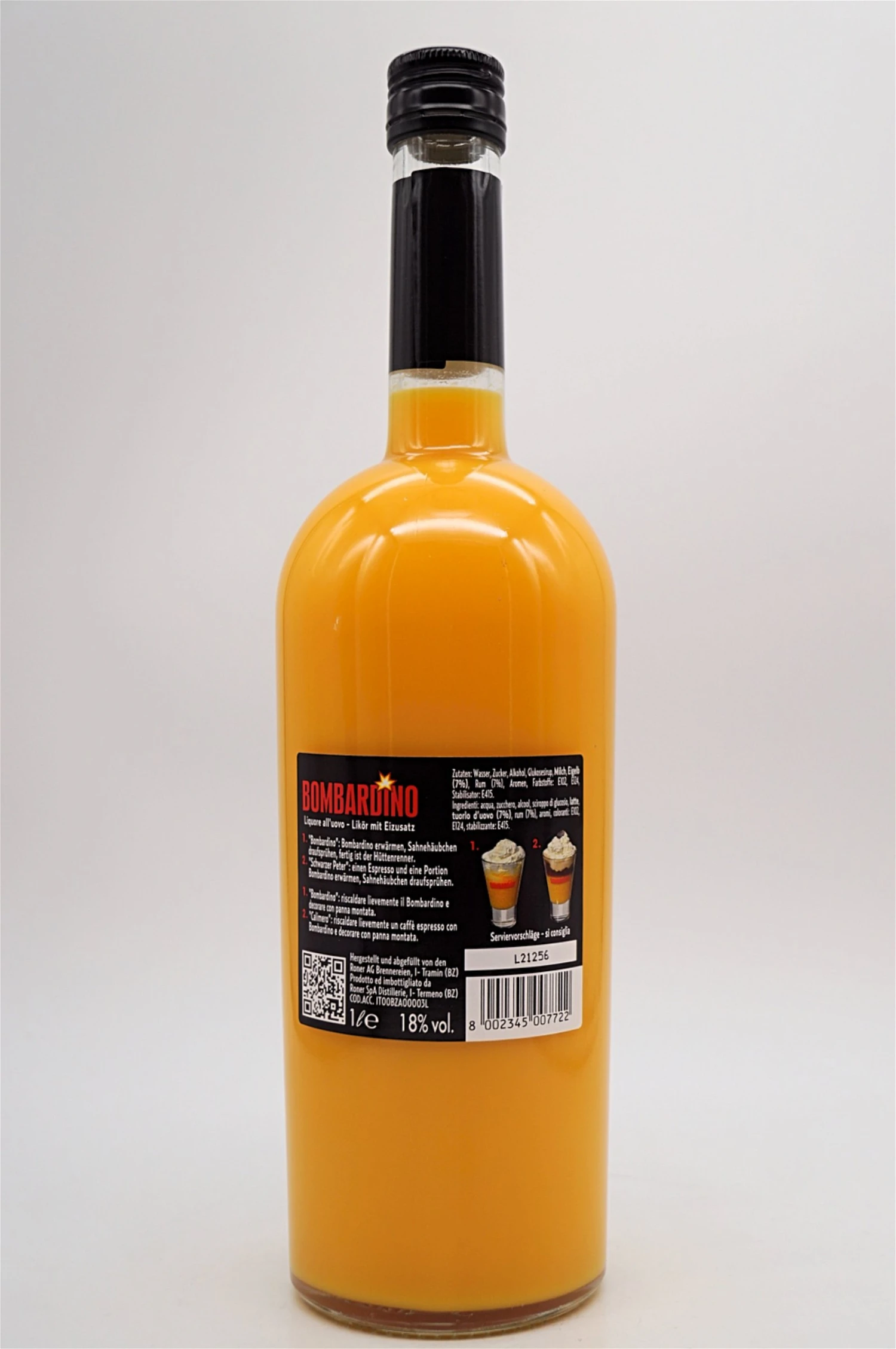 Roner - Bombardino Eierlikör Mit Rum 4 Roner - Bombardino Eierlikör Mit Rum – Bild 2