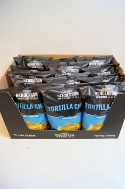 Henderson & Sons - Tortilla Chips Salty Natural 12x450g Sparset