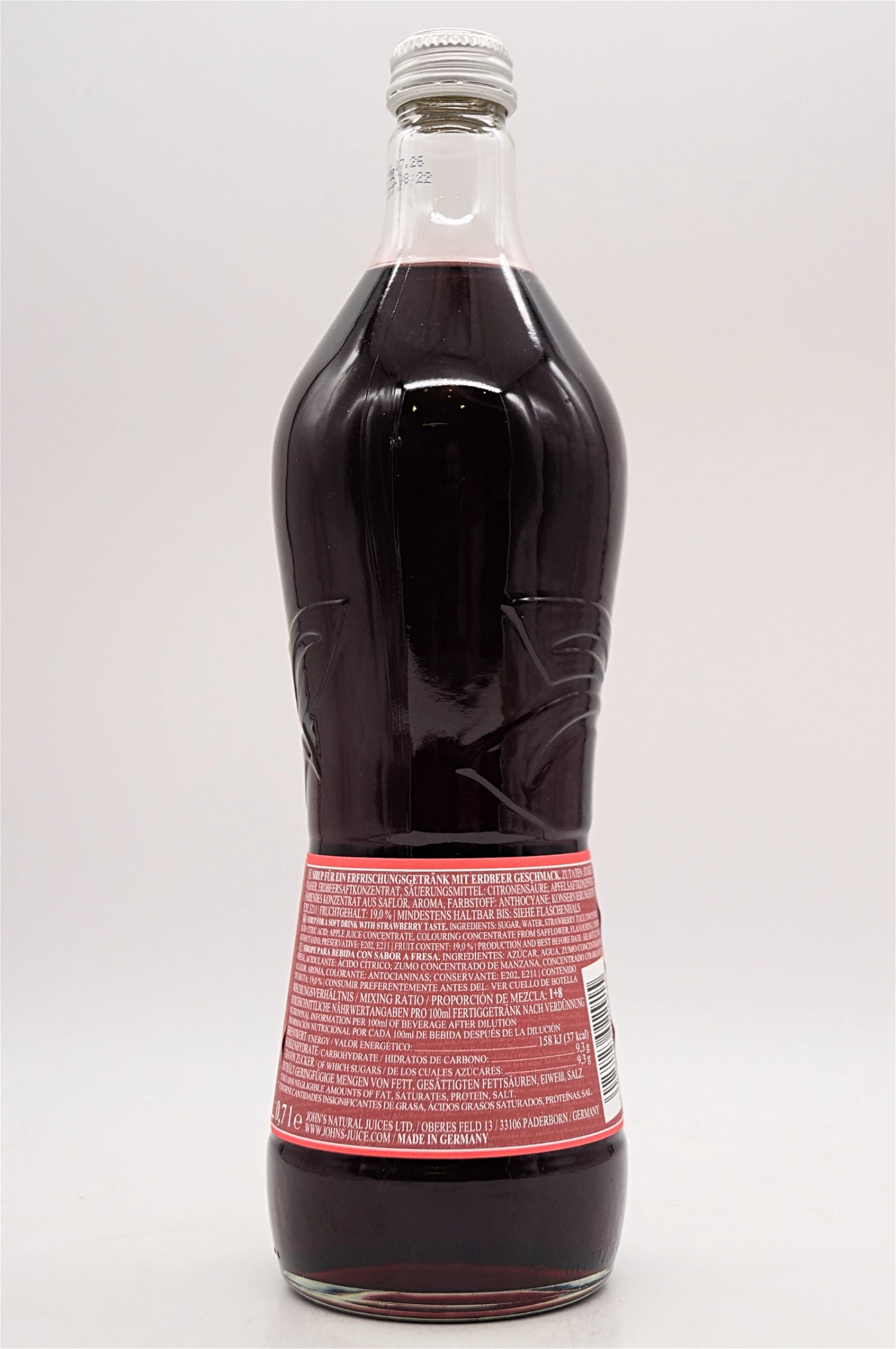 Johns - Erdbeere Sirup 4 Johns - Erdbeere Sirup – Bild 2