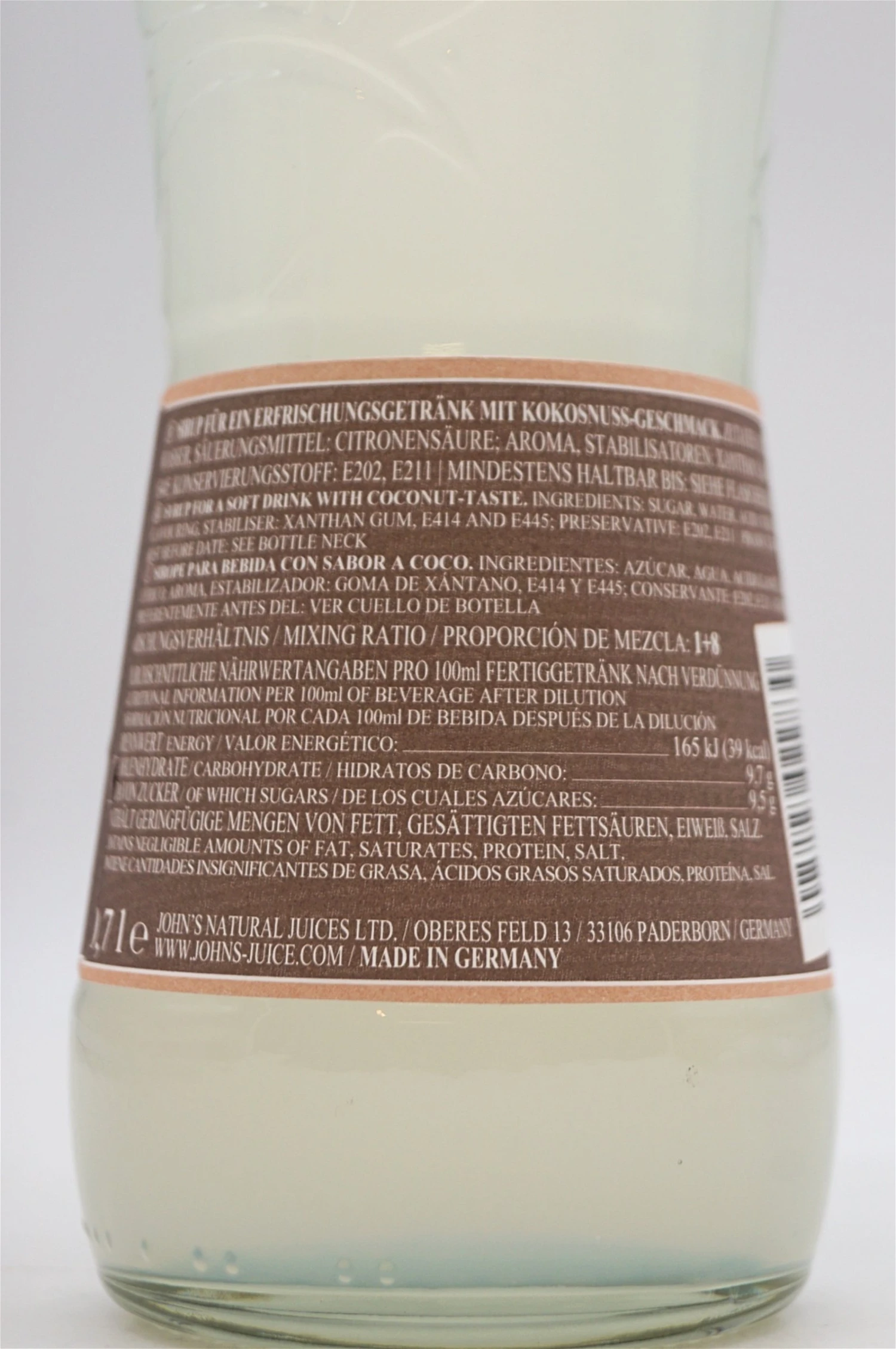 Johns - Cocos Sirup 6 Johns - Cocos Sirup – Bild 4