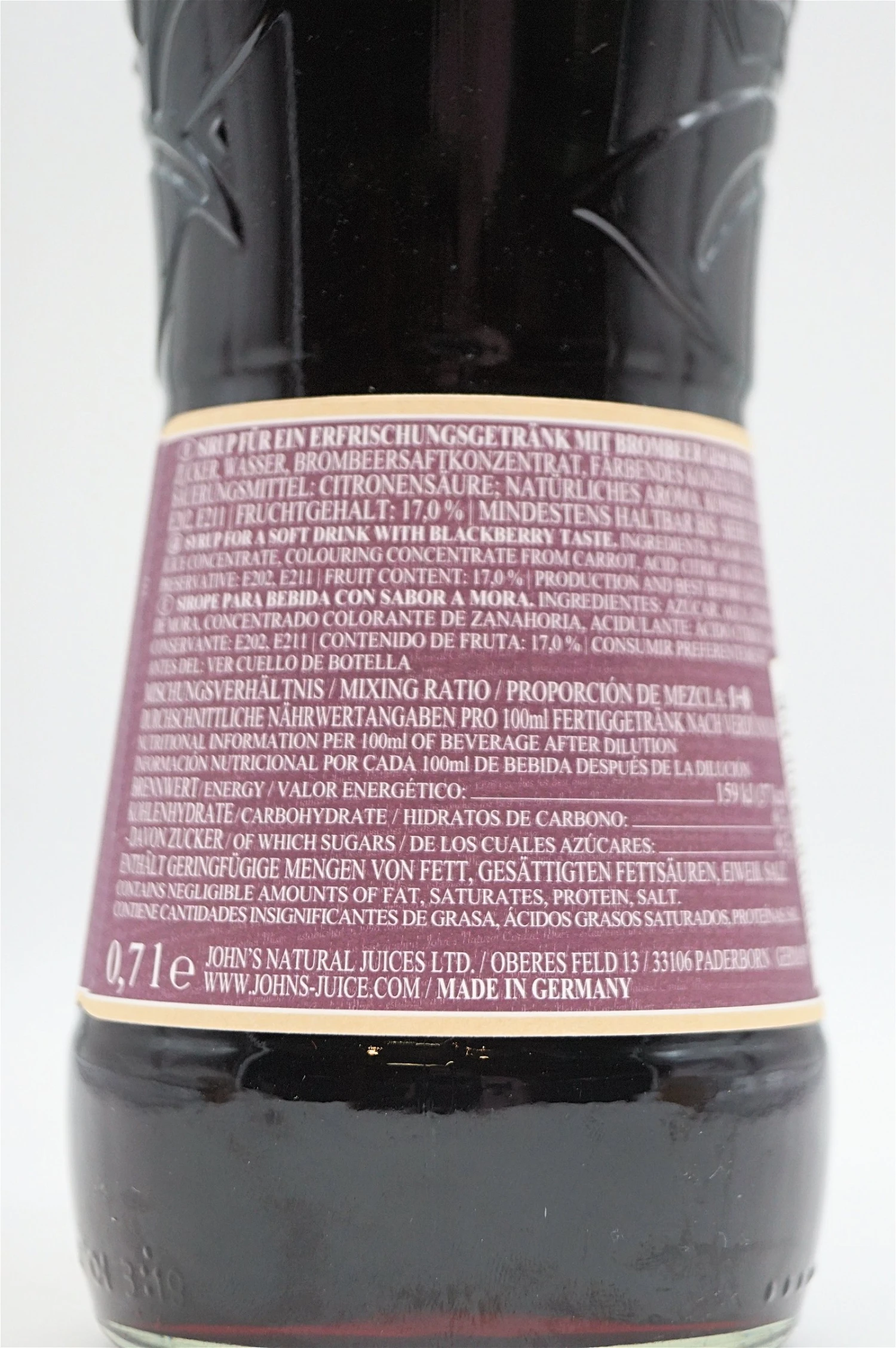 Johns - Brombeere Sirup 6 Johns - Brombeere Sirup – Bild 4