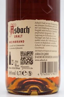 Asbach - Uralt 10 Asbach - Uralt -Der Schnapsstodl Verkäufe dsc09823